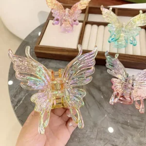 BROCHE MARIPOSA GRANDE IRROMPIBLE X 6 UNIDADES